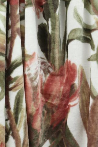 Super Plush Rustic Floral Blanket, 200x220cm