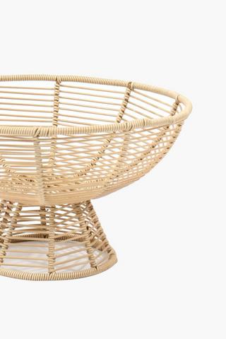 Ntombi Woven Footed Fruit Basket