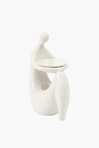 Ceramic Figure Oil Burner, 17x27cm