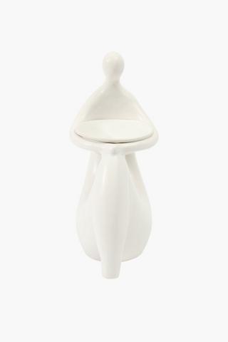 Ceramic Figure Oil Burner, 17x27cm