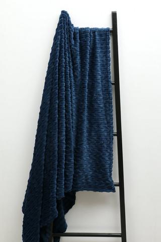 Waffle Coral Fleece Blanket, 180x200cm