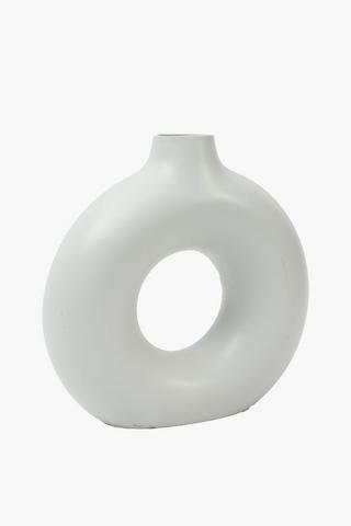 Organic Circle Vase, 30x32cm