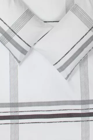 Winter Soft Touch Check Woven Flannel Duvet Cover Set
