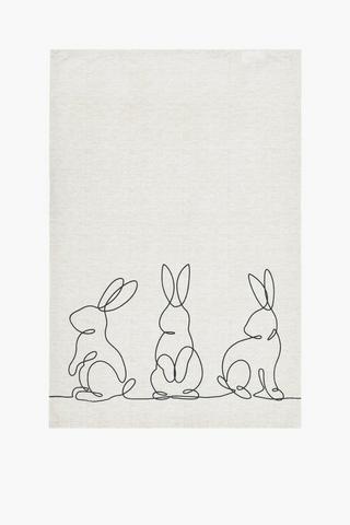 Bunny Single Tea Towel