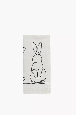 Bunny Single Tea Towel