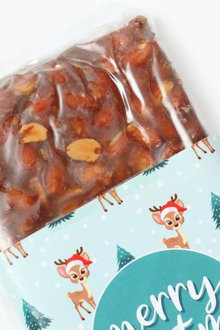 Forest Fairies Festive Chocolate Peanut Brittle Slab, 200g