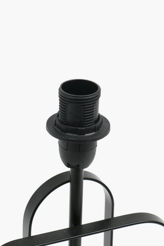 Geo Metal Lamp Base, E14