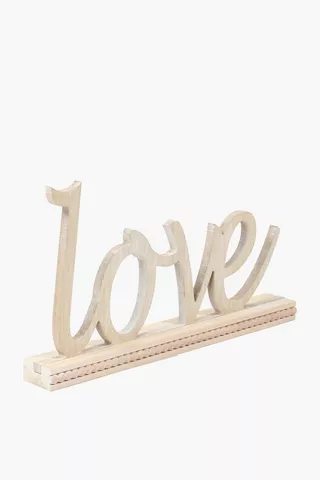 Love Wooden Sign, 40x22cm