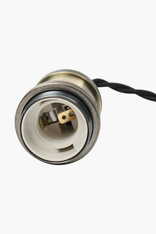 Twist Cap And Cord Pendant, E27