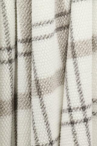 Jacquard Sherpa Check Blanket, 150x200cm