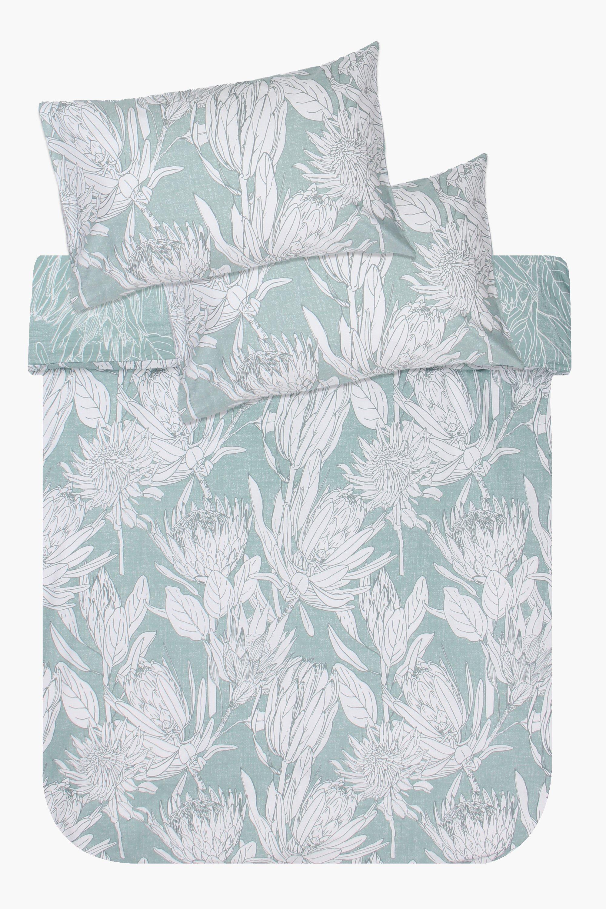 Premium Cotton Reversible Karsyn Protea Duvet Cover Set
