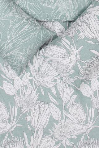 Premium Cotton Reversible Karsyn Protea Duvet Cover Set