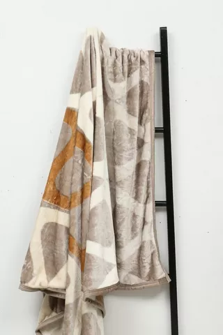 Mink Jacobean Blanket, 150x200cm