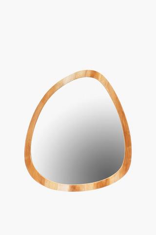 Organic Wooden Mirror, 40x45cm