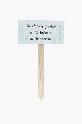 Script Garden Stake, 20x35cm