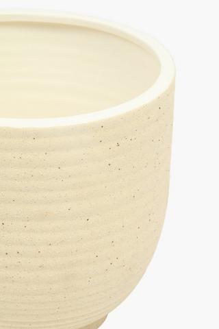 Speckle Texture Planter, 17x18cm