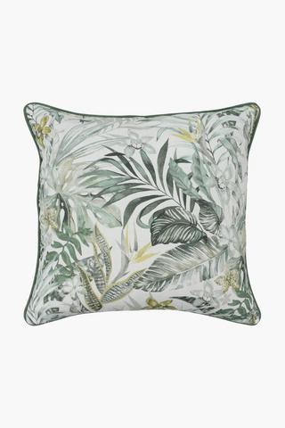 Printed Barret Leaf Scatter Cushion Cover, 60x60cm