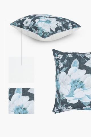 Printed Meadow Floral Scatter Cushion Cover, 60x60cm