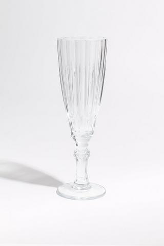 6 Pack Tear Drop Champagne Glasses