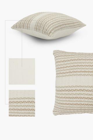 3 Pack Holland Textured Scatter Cushion Covers, 45x45cm