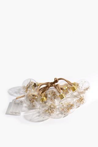 Floral Bulb String Lights, 2,4m