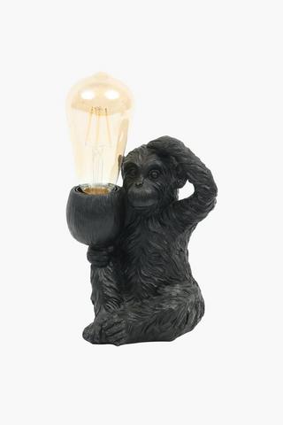 Novelty Monkey Lamp, 25x13cm