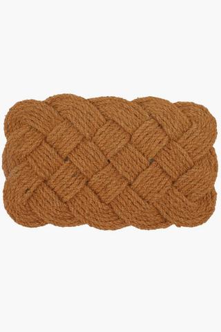 Coir Scroll Door Mat, 45x75cm