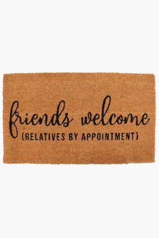 Coir Friends Welcome Door Mat, 45x75cm