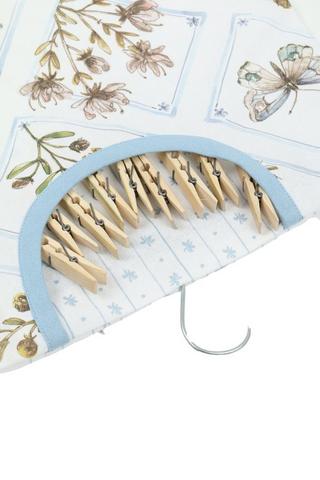 Floral Cotton Peg Bag