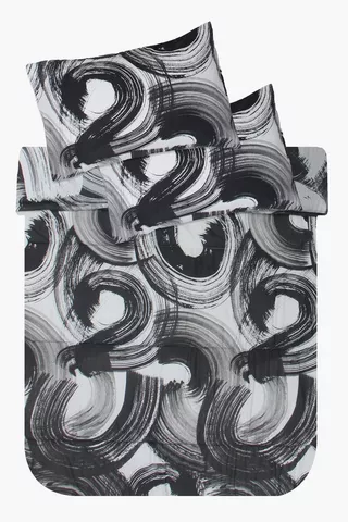 Soft Touch Brush Stroke Abstract Comforter Set