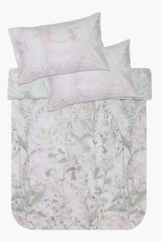 Premium Cotton Weaver Floral Duvet Cover Set