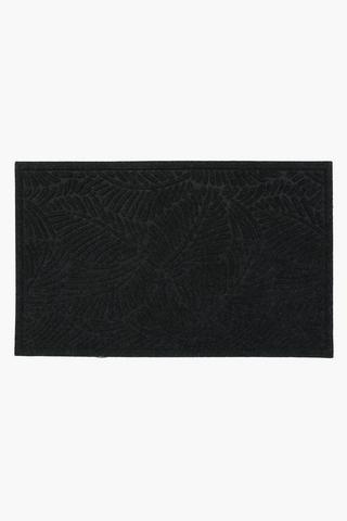 Polyester Vine Leaf Door Mat, 45x75cm
