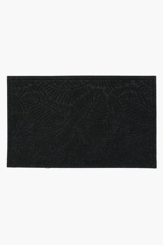 Polyester Vine Leaf Door Mat, 45x75cm