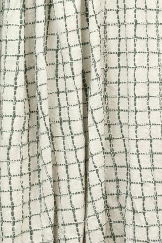 Premium Cotton Check Throw, 140x180cm