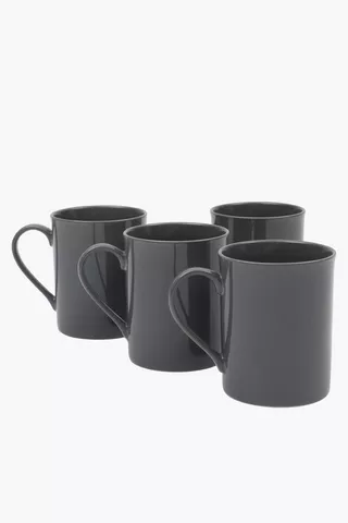 Omada 4 Pack Porcelain Mugs