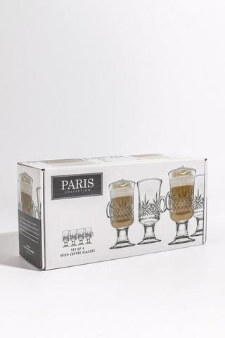 4 Pack Paris Irish Coffee Mugs