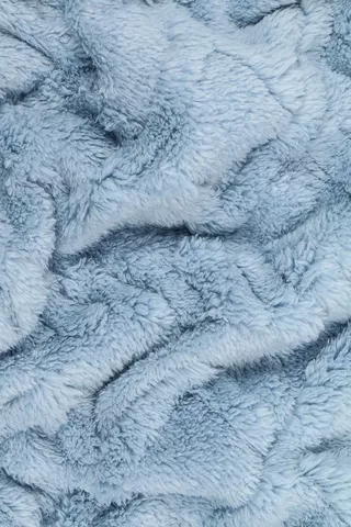 Jacquard Embossed Geometric Sherpa Blanket, 150x200cm