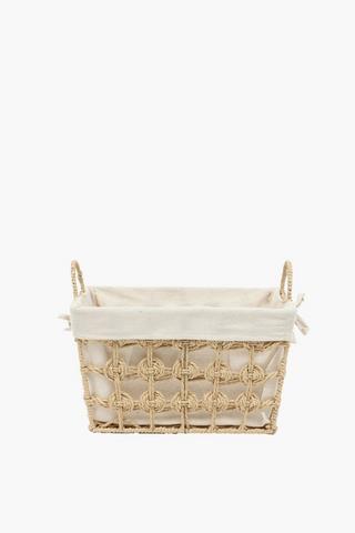 Classic Lined Utility Basket, Medium