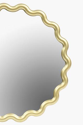 Scallop Wave Mirror, 50cm