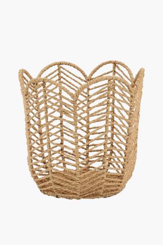 Scallop Rope Planter, 25x25cm