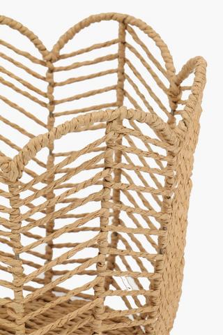 Scallop Rope Planter, 25x25cm