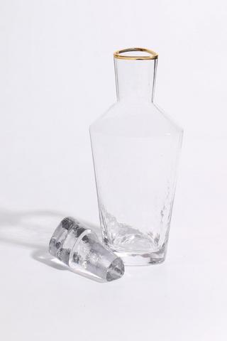 Metallic Glass Decanter