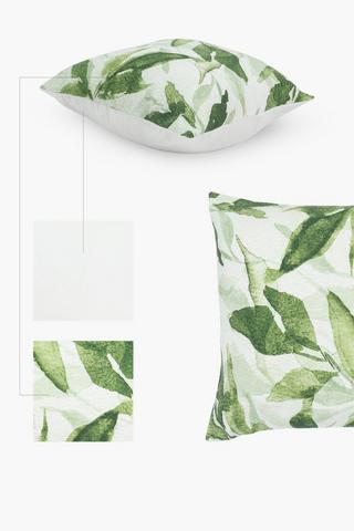 Printed King Leaf Scatter Cushion Cover, 50x50cm