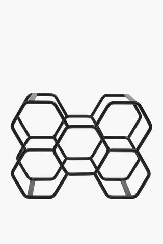 5 Bottle Metallic Wine Rack