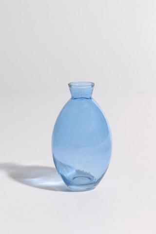 Glass Curve Vase, 7x12cm