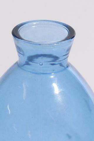 Glass Curve Vase, 7x12cm
