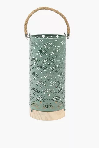 Floral Punch Lantern, 25x11cm