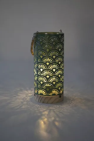 Floral Punch Lantern, 25x11cm