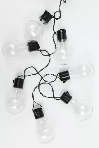 Solar Bulb String Lights, 2m