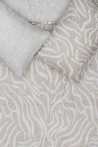Soft Touch Reversible Abstract Comforter Set